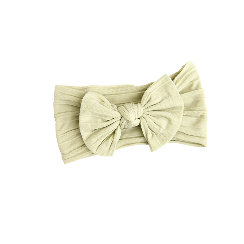 Green Stone #15 SOFT NYLON ELASTIC HEADBAND - Gigi and Max