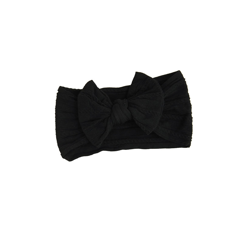 Black #34 SOFT NYLON ELASTIC HEADBAND - Gigi and Max