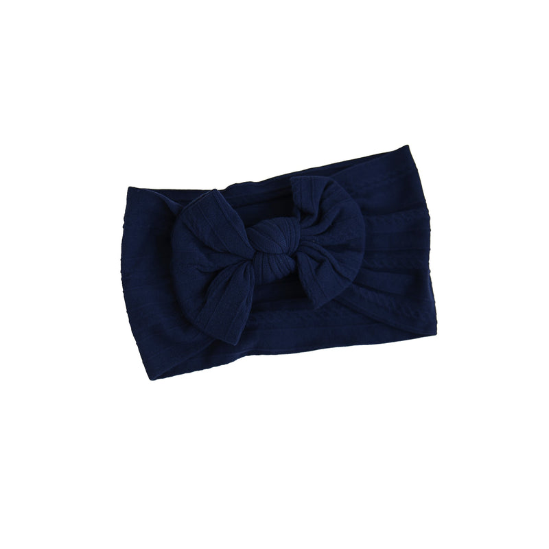 Navy #41 SOFT NYLON ELASTIC HEADBAND - Gigi and Max