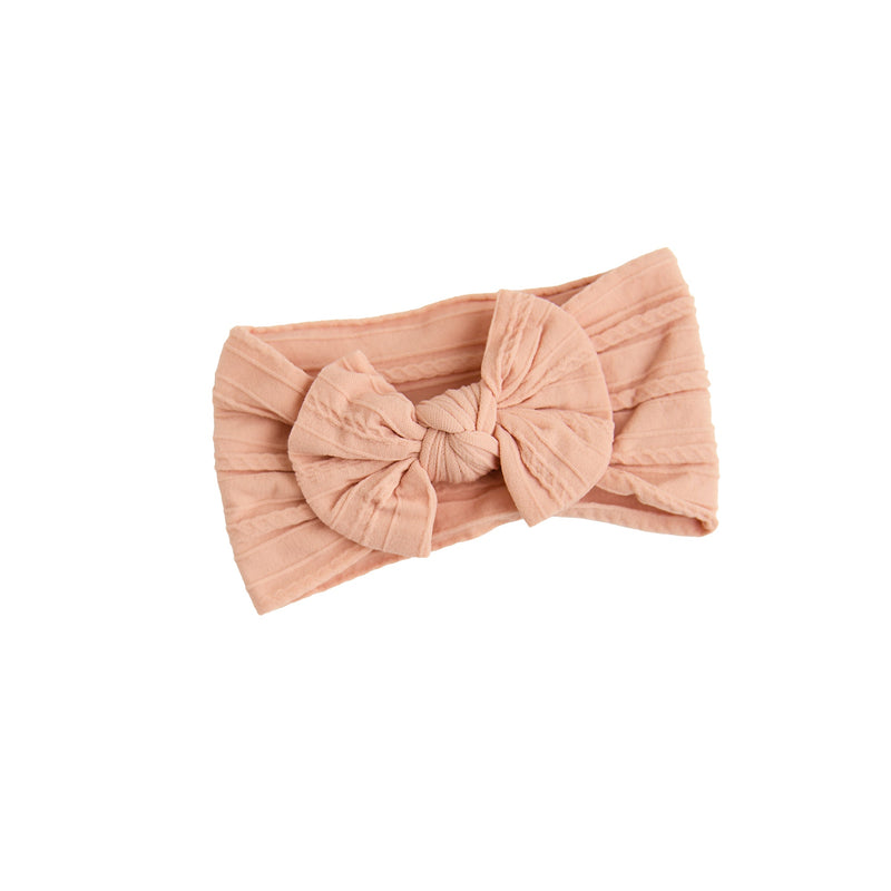 Apricot #7 SOFT NYLON ELASTIC HEADBAND - Gigi and Max