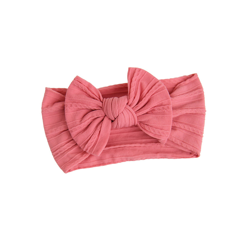 Dusty Pink #9 SOFT NYLON ELASTIC HEADBAND - Gigi and Max