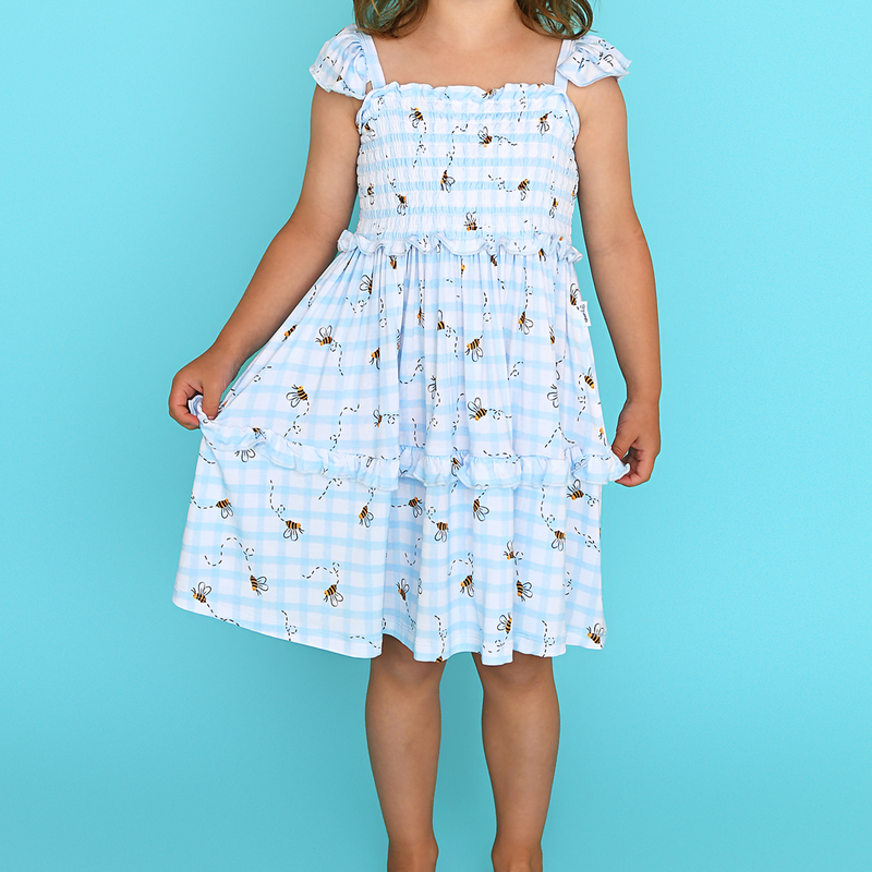Buzz SMOCKED DRESS