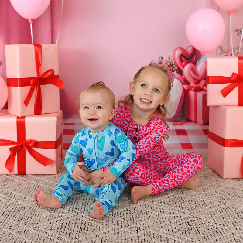 Zuri Leopard RUFFLE TWO PIECE