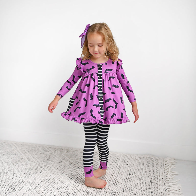 Echo Purple Bat PEPLUM SET - Gigi and Max