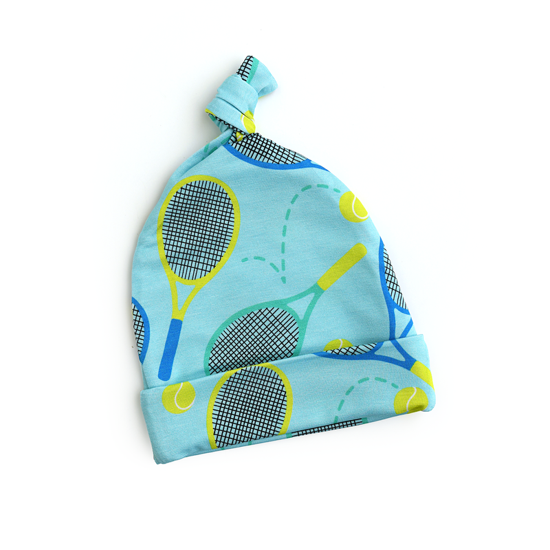 Roger Blue Tennis KNOT HAT - Gigi and Max