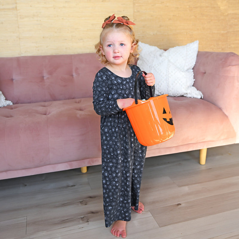 Ash Black Leopard WIDE LEG ROMPER - Gigi and Max