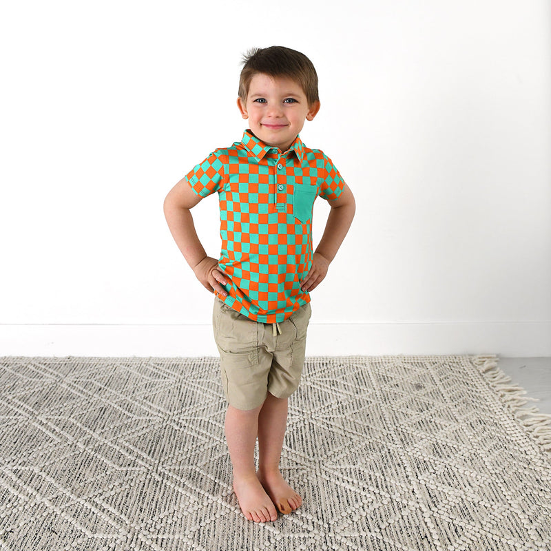 Spencer Checks POLO SHIRT - Gigi and Max