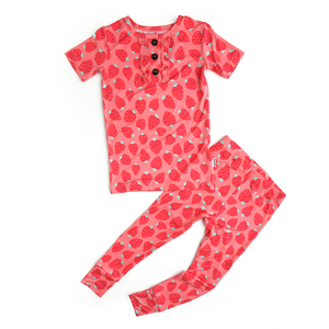 Annabelle Strawberries RUFFLE TWO PIECE - Gigi and Max