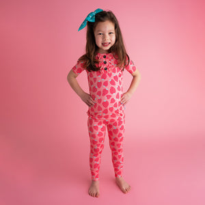 Annabelle Strawberries RUFFLE TWO PIECE