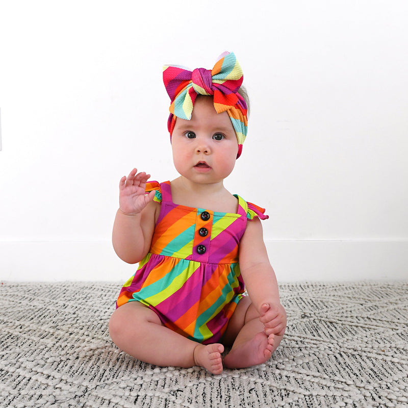 Amanda Stripe BUTTON BUBBLE - Gigi and Max