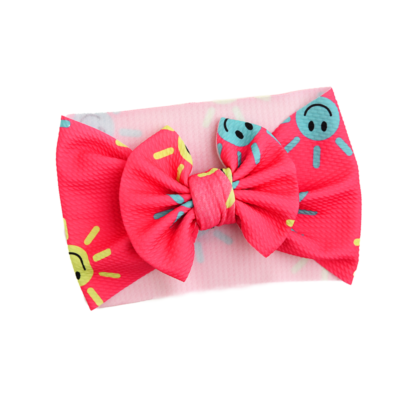 Brittany Smiley Face HEADWRAP - Gigi and Max