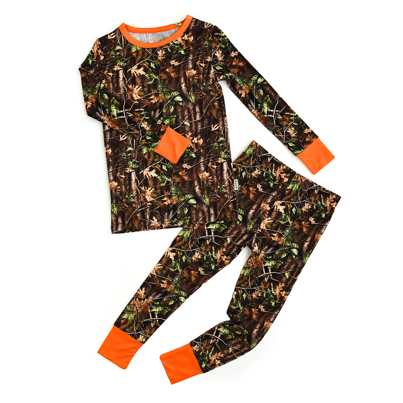 Hunter Camo TWO PIECE - NO BUTTON - Gigi and Max