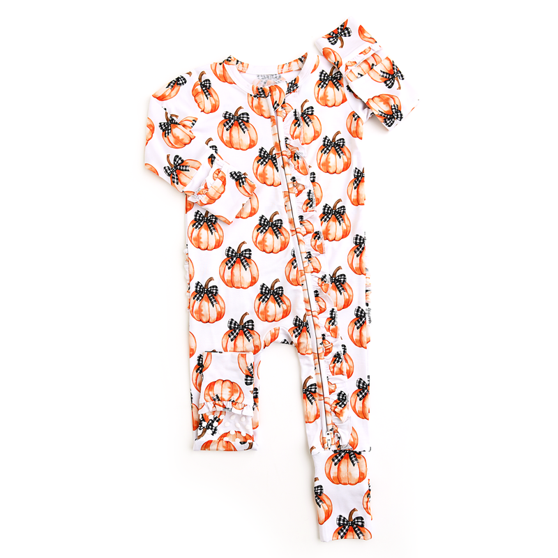 Lilith Pumpkin RUFFLE ZIP - Gigi and Max