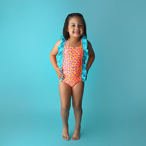 Kelly Cheetah Neon ONE PIECE SWIMSUIT - Gigi and Max