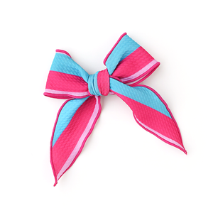 Maddie Stripe CLIP BOW - Gigi and Max