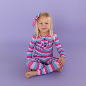 Maddie Stripe CLIP BOW - Gigi and Max