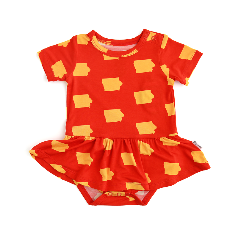 Iowa Cardinal & Gold TUTU - Gigi and Max