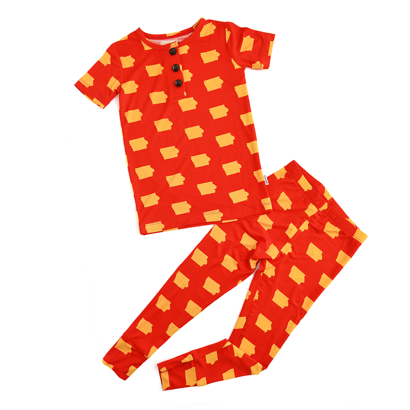 Iowa Cardinal & Gold TWO PIECE - Gigi and Max
