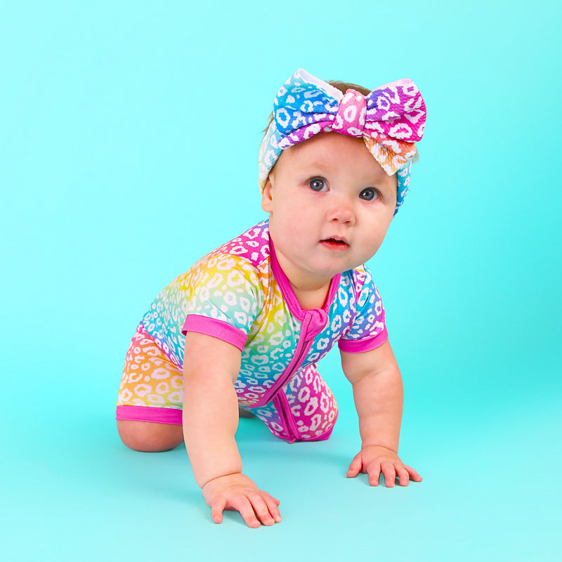 Summer Leopard SHORTY ZIP - Gigi and Max