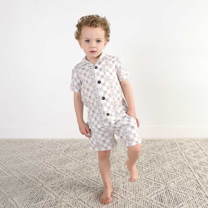 Beau Palm Tree COASTAL SET ORGANIC - Gigi and Max