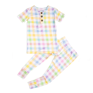 Winnie Pastel Plaid TWO PIECE