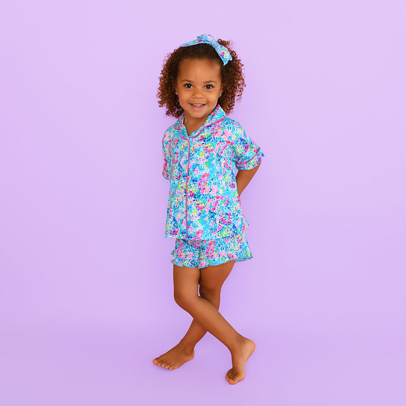Ella RUFFLE LOUNGE SHORT SET
