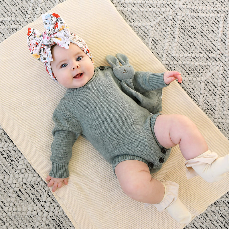 Eucalyptus KNIT BUNNY LOVEY - Gigi and Max