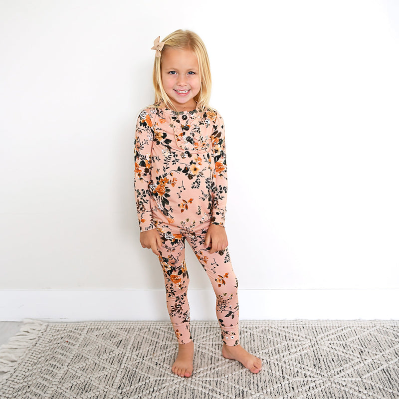 Flora Light Pink RUFFLE TWO PIECE - Gigi and Max