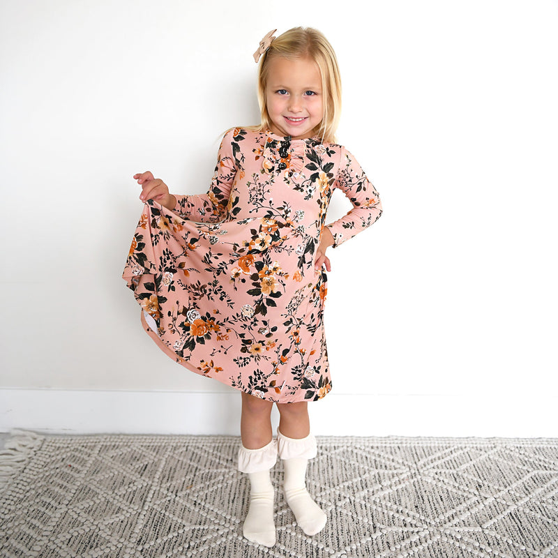Flora Light Pink TUTU DRESS - Gigi and Max