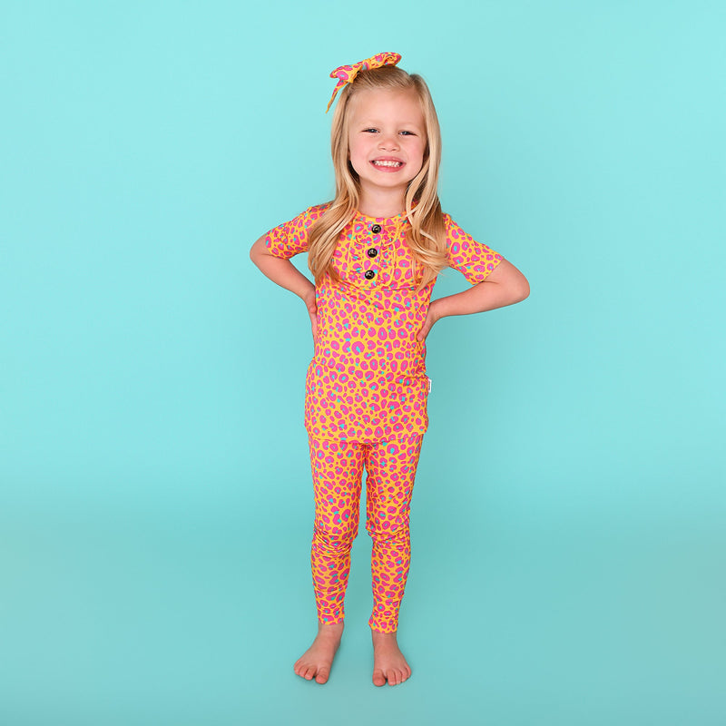 Kelly Leopard RUFFLE TWO PIECE