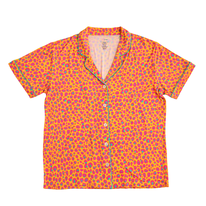 Kelly Leopard WOMENS LOUNGE TOP - Gigi and Max