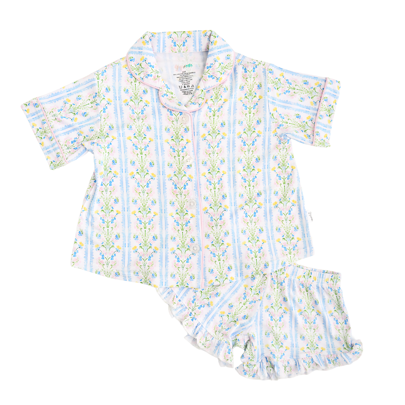 Nora RUFFLE LOUNGE SHORT SET - Gigi and Max