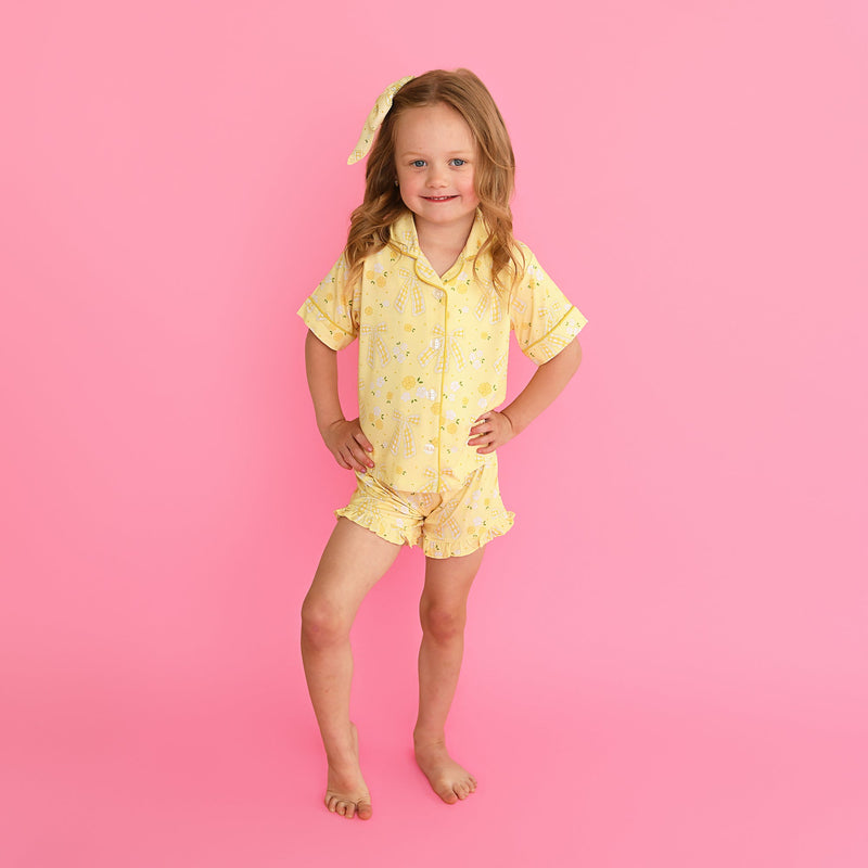 Lola RUFFLE LOUNGE SHORT SET