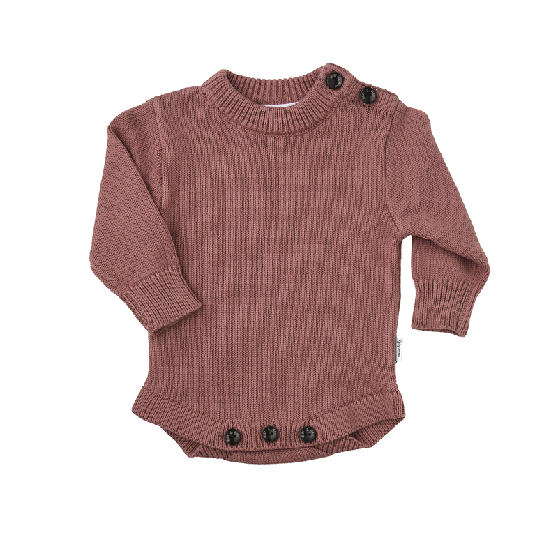 Mauve KNIT BUBBLE - Gigi and Max