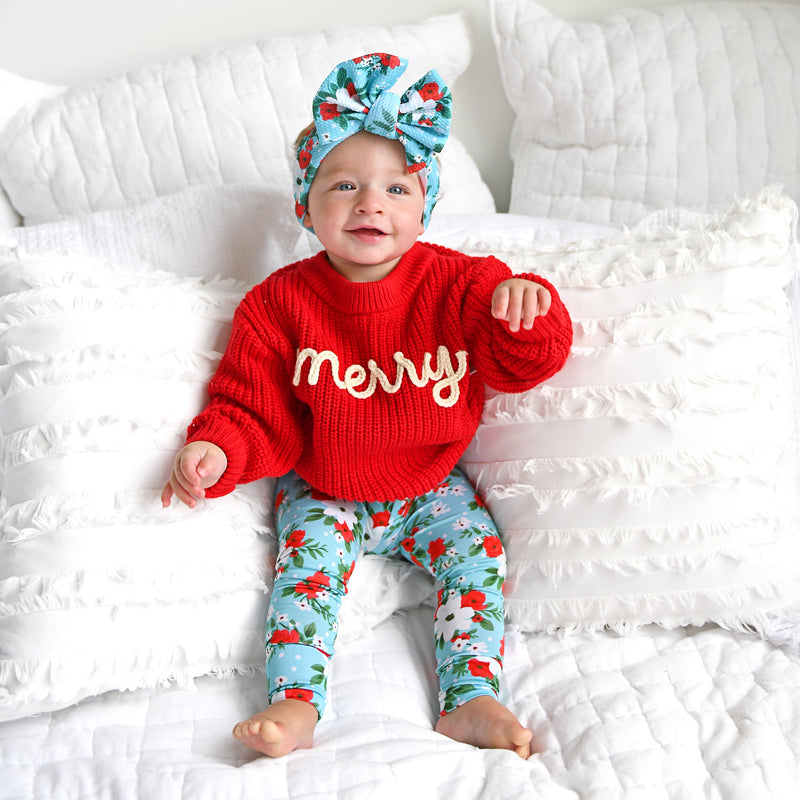 Elsa Floral LEGGINGS - Gigi and Max