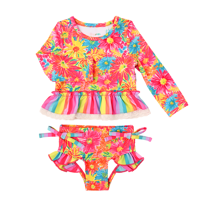 Molly RASH GUARD TWO PIECE SWIM SET