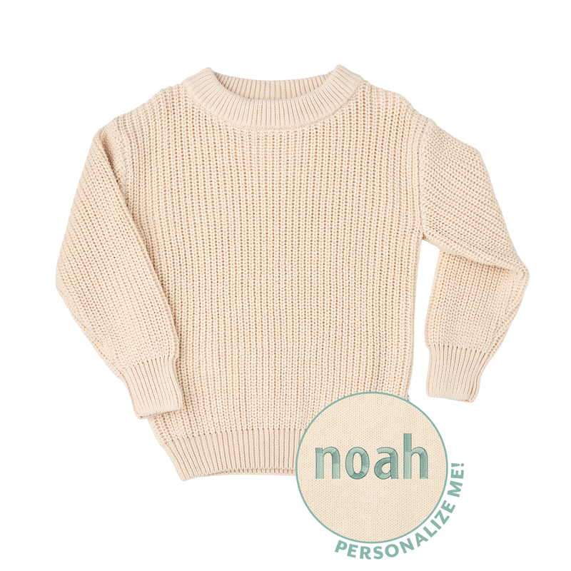 Oatmeal SWEATER - Gigi and Max
