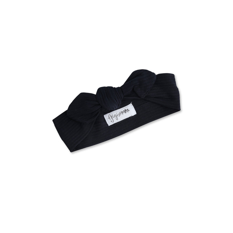 Collins Navy TOPKNOT HEADBAND - Gigi and Max