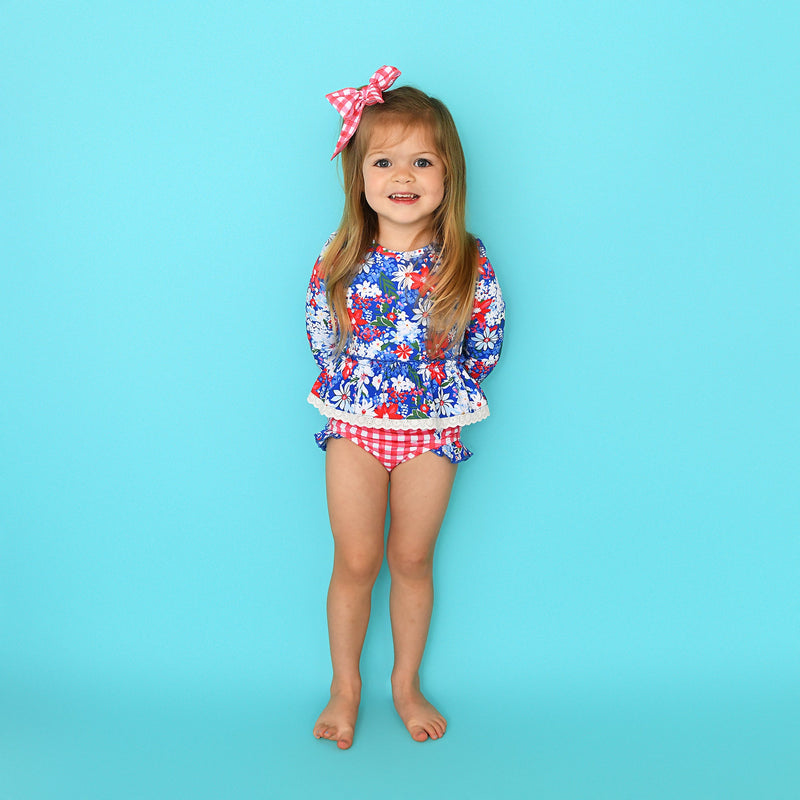 Presley RASH GUARD TWO PIECE SWIM SET