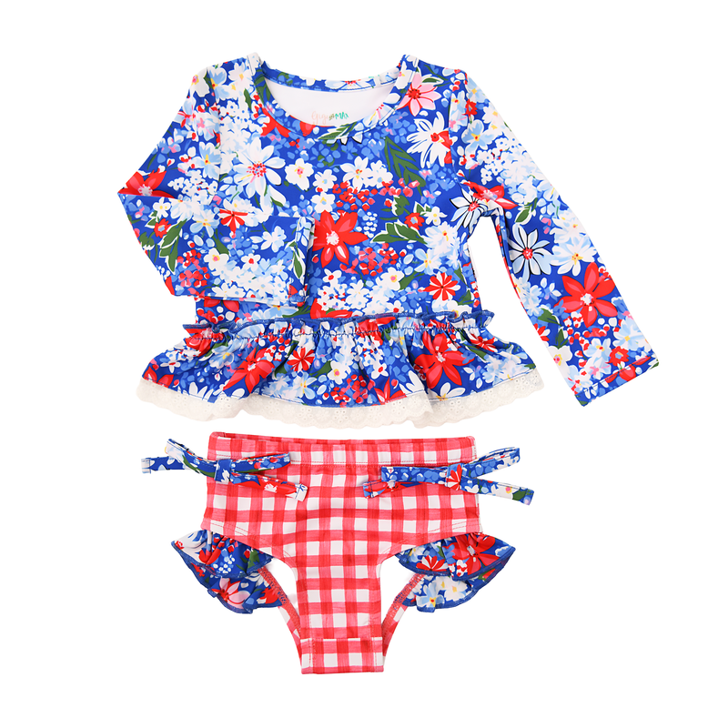 Presley RASH GUARD TWO PIECE SWIM SET