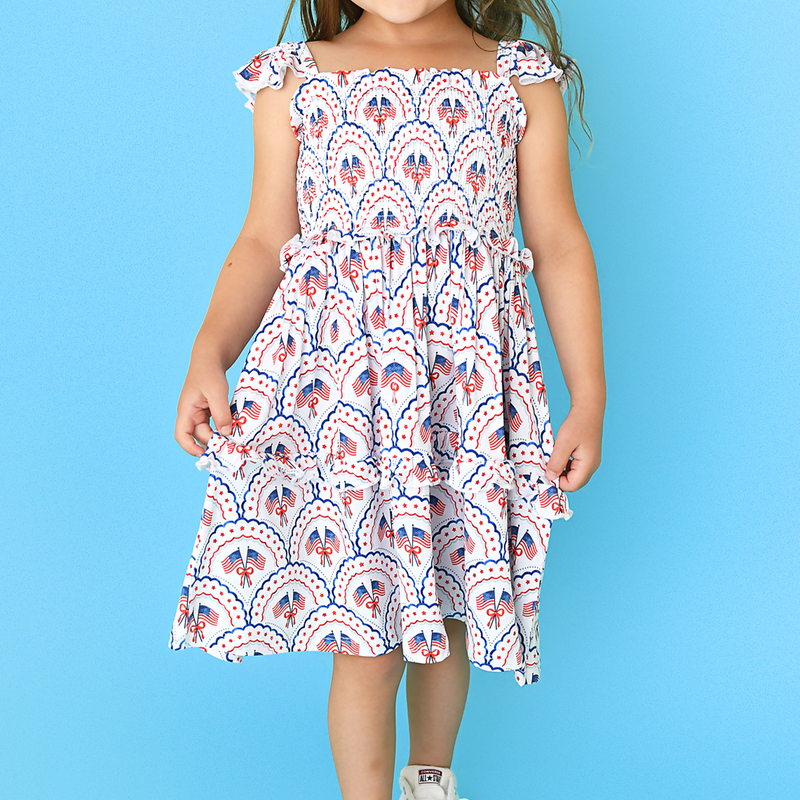 Remy SMOCKED DRESS - Gigi and Max