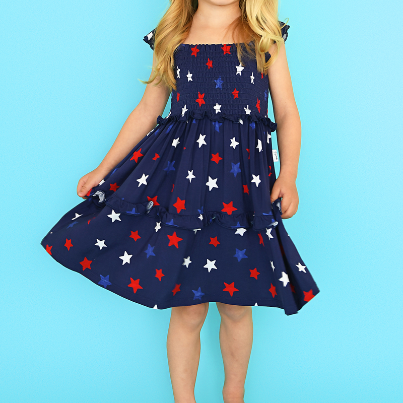 Sam SMOCKED DRESS - Gigi and Max