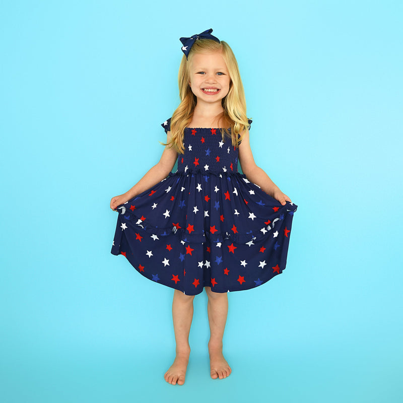 Sam SMOCKED DRESS - Gigi and Max