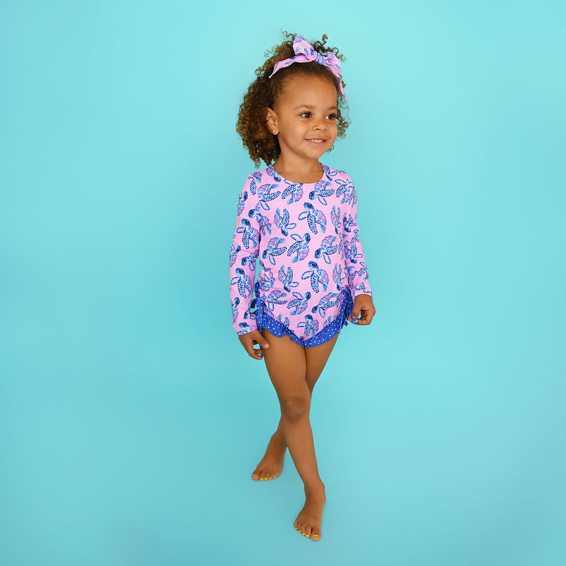Waverly LONG SLEEVE RASH GUARD SWIMSUIT