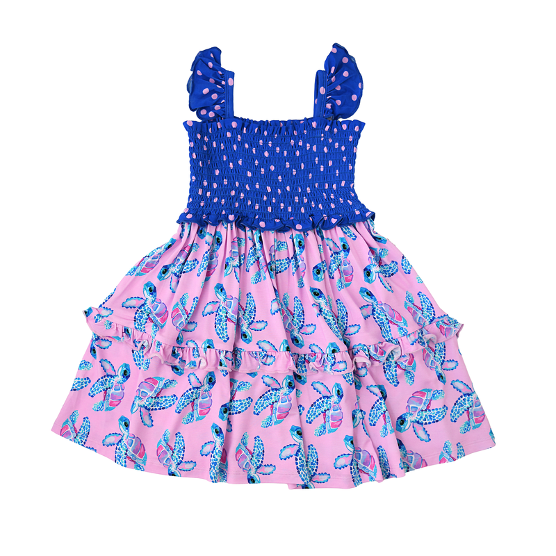 Waverly SMOCKED DRESS - Gigi and Max