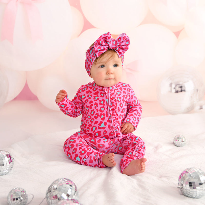 Zuri Leopard RUFFLE ZIP - Gigi and Max