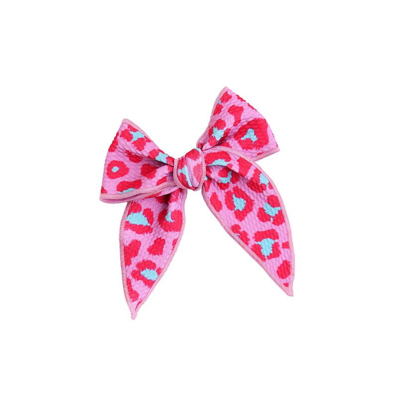Zuri Leopard CLIP BOW - Gigi and Max
