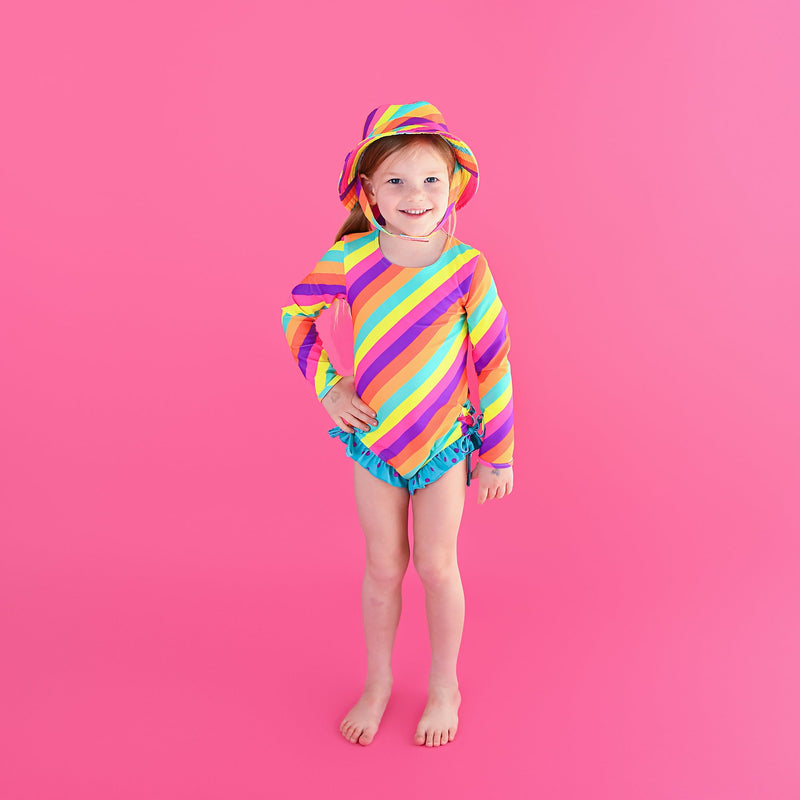 Amanda Stripe BUCKET HAT