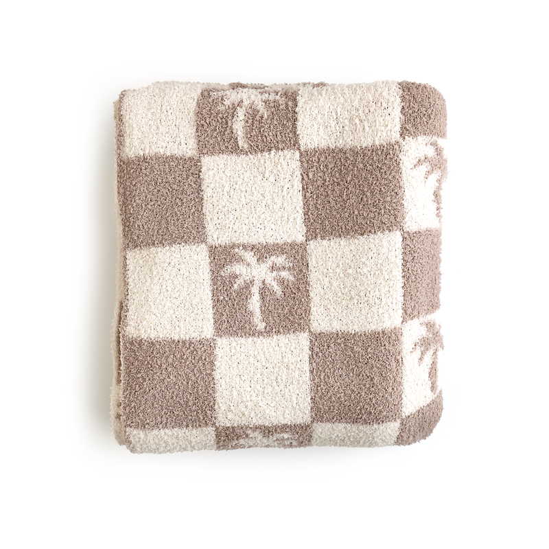 Beau Palm Tree PLUSH BLANKET - Gigi and Max