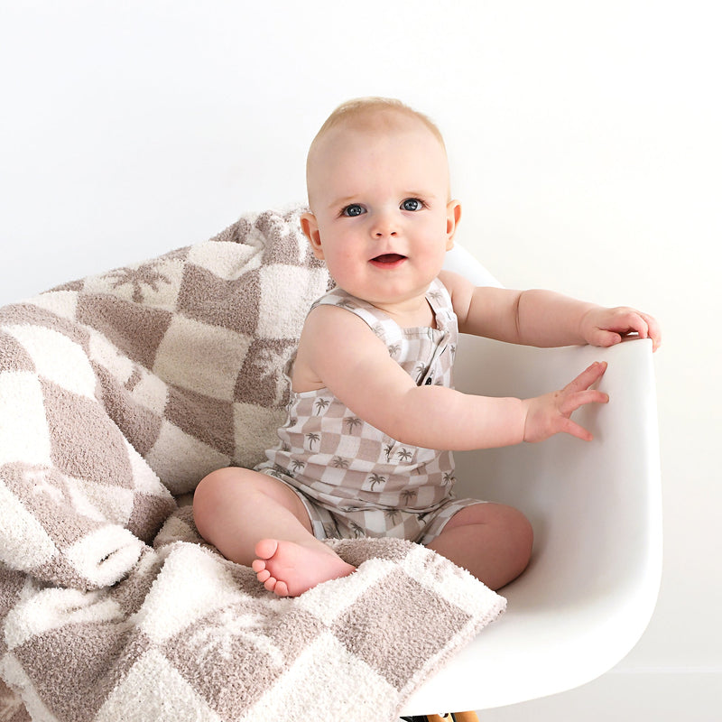 Beau Palm Tree PLUSH BLANKET